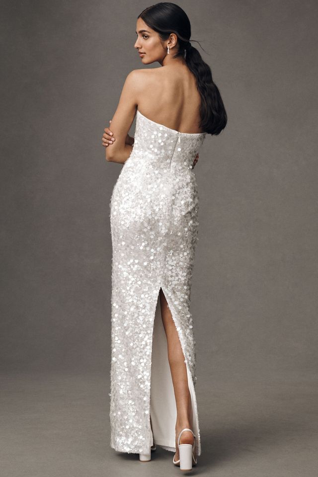 Helsi Serena Strapless Sequin Gown