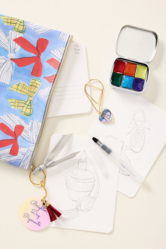 DIY Watercolor Paint Set with Travel Pouch #1
