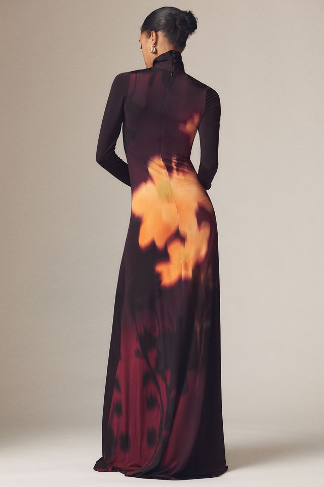 Sisters. Nova Long-Sleeve High-Neck Maxi Dress #1