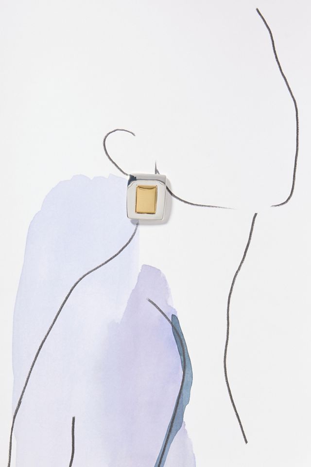 Heaven Mayhem Two-Toned Post Earrings #2