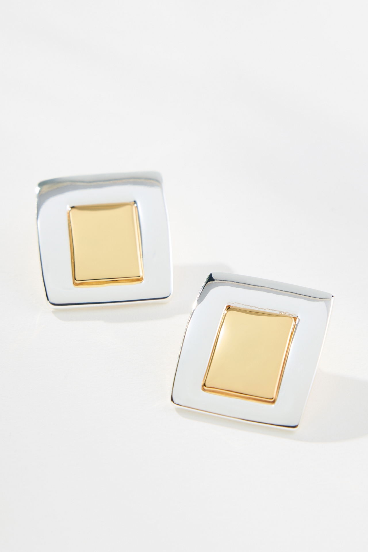 Heaven Mayhem Two-Toned Post Earrings
