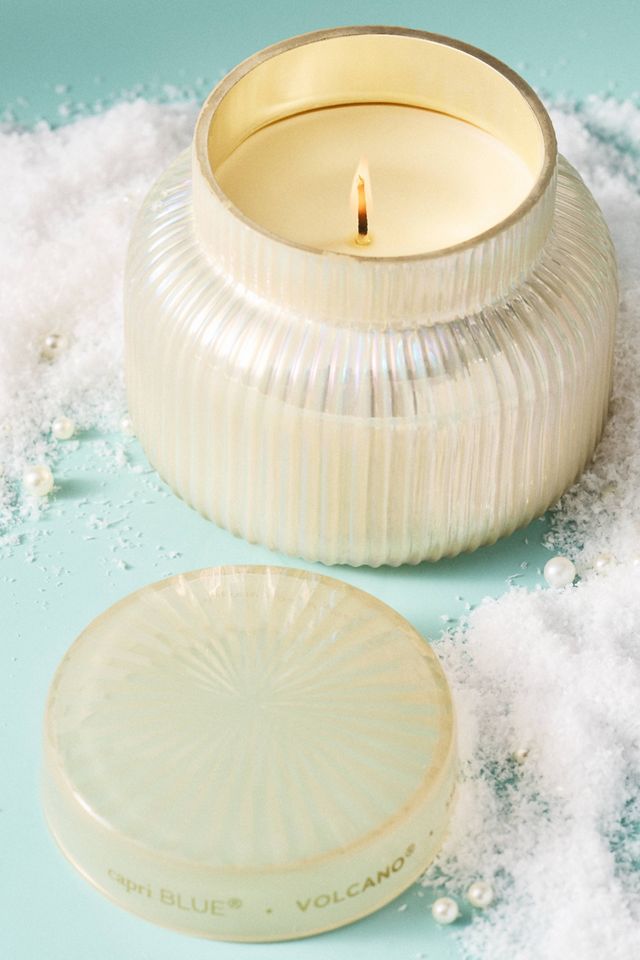 Capri Blue Volcano Glass Candle #4