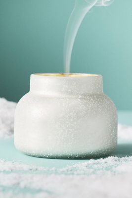 Capri Blue Volcano Snowflake Glass Candle