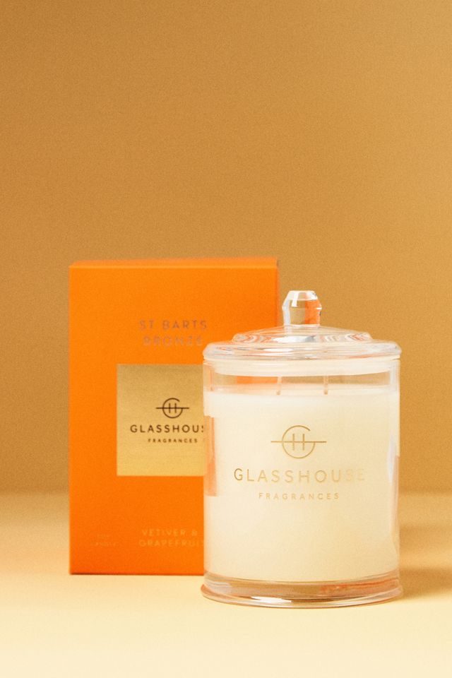 Glasshouse Fragrances St. Barts Bronze Fresh Glass Candle #2