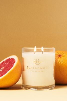 Glasshouse Fragrances St. Barts Bronze Fresh Glass Candle