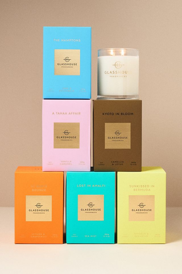 Glasshouse Fragrances Lost In Amalfi Fresh Glass Candle #1