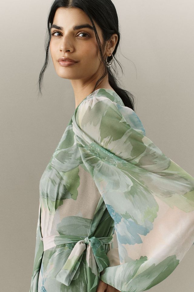 Hutch Helen Chiffon Ruffled Maxi Dress #2