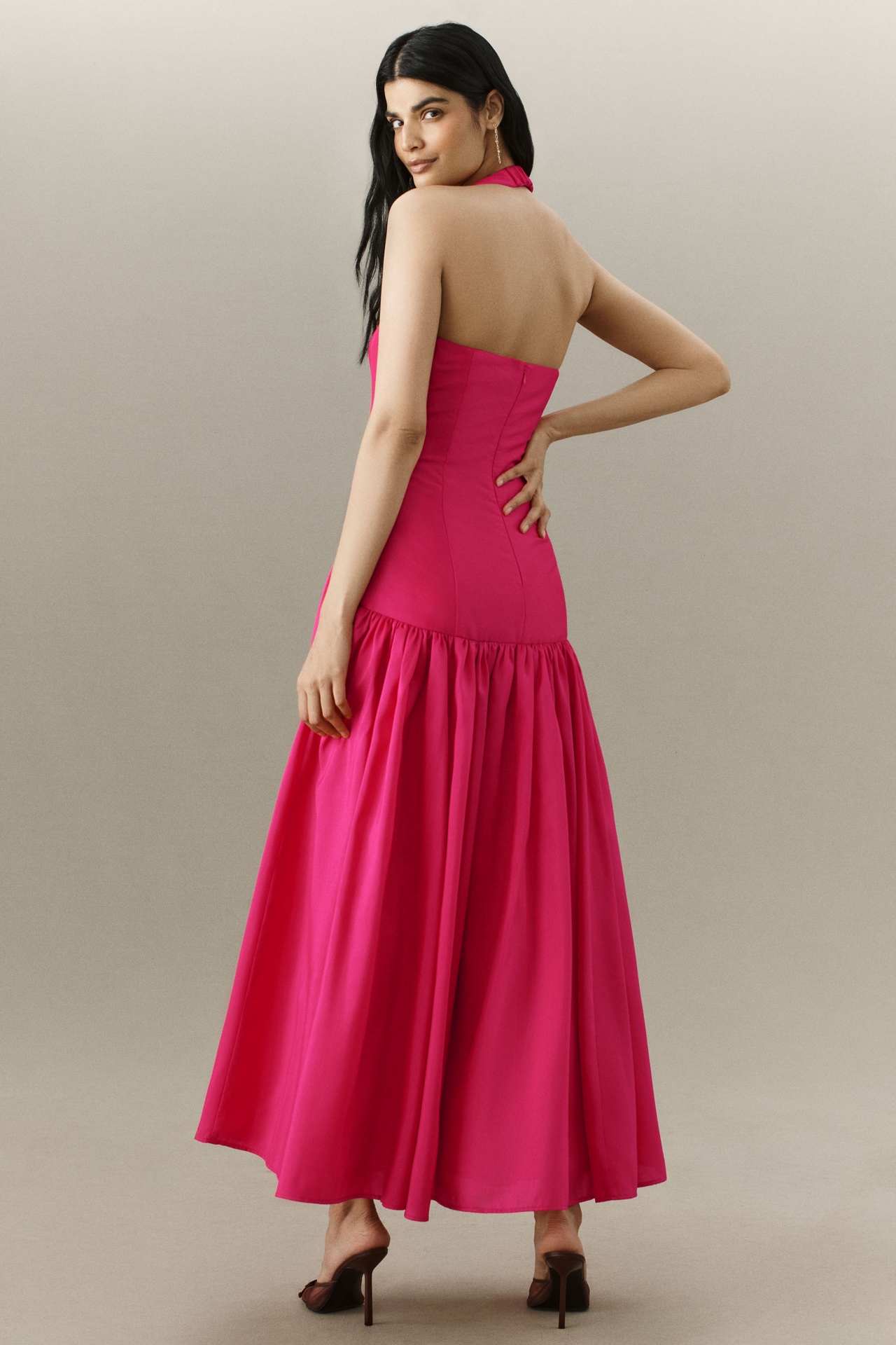 Hutch Chandler Drop-Waist Maxi Dress