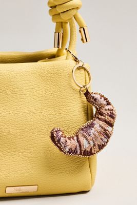 Beaded Food Bag Charm