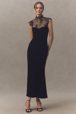 black feather maxi dress MARAYA Plus Size Black Sequin One-Shoulder Feather Maxi Dress 8 US women's numeric / Black