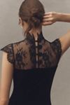 BHLDN High-Neck Lace Maxi Dress
