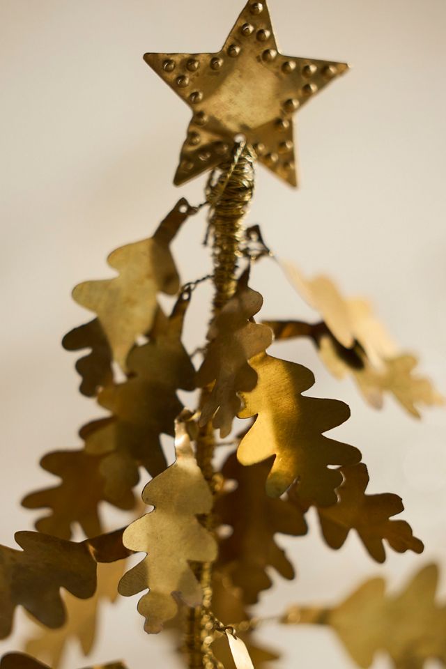 Mini Metal Oak Leaf Tree #1