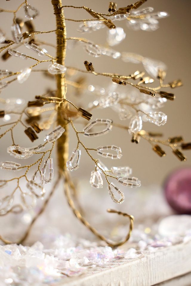 Mini Metal Beaded Tree #1