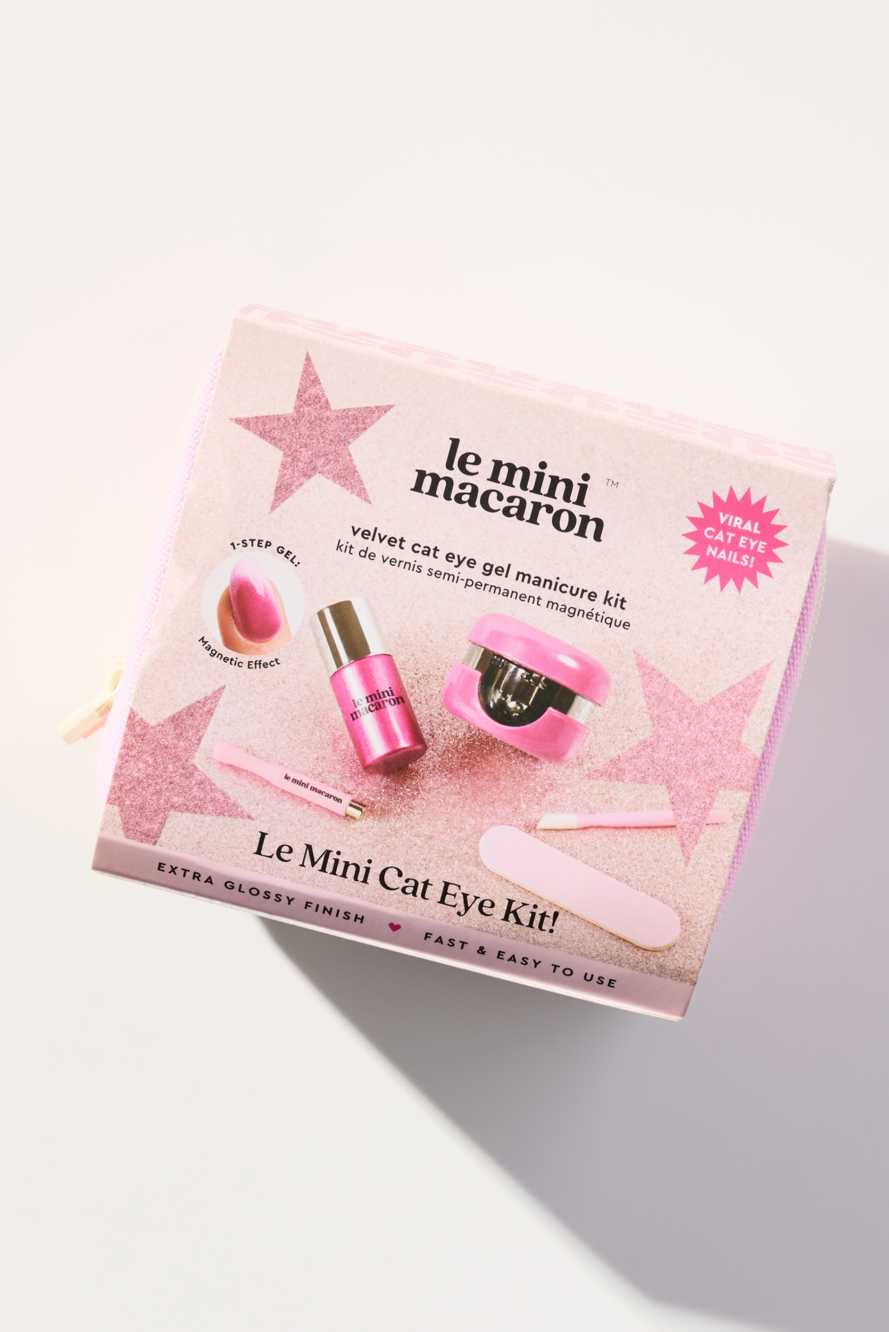Le Mini Macaron Velvet Cat Eye Gel Manicure Kit