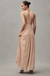 Mac Duggal Chain Halter Keyhole-Cutout A-Line Maxi Dress | Anthropologie