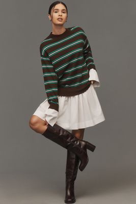 By Anthropologie Tall Block-Heel Boots