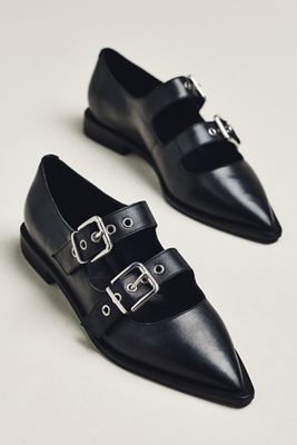 Jeffrey Campbell Jaskier Corset-Detail Flats | Anthropologie