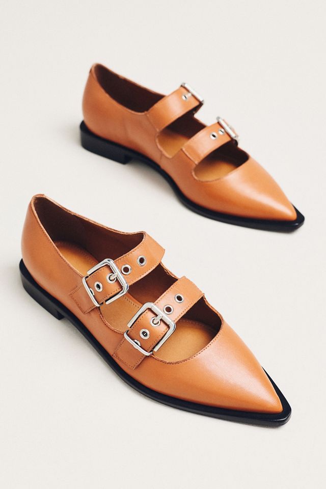 Maeve Double Strap Buckle Mary Janes #1