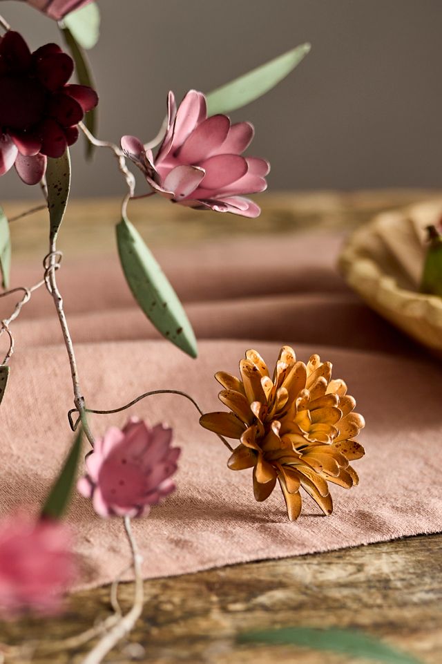Strawflowers Iron Garland #1