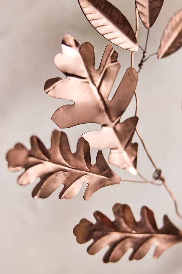 Copper Oak Leaves Garland #1