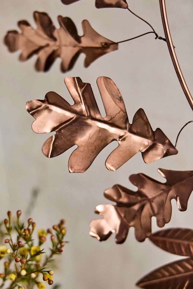Copper Oak Leaves Wreath #1