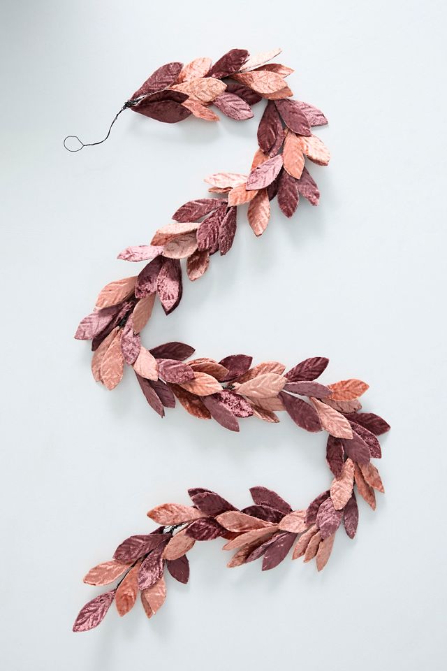 Leafy Velvet + Iron Garland #2
