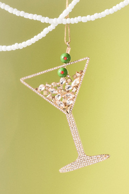 BaubleBar Beaded Cocktail Ornament product page