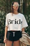 BRIDEMERCH Marriage Material Cropped Crew-Neck Sweatshirt