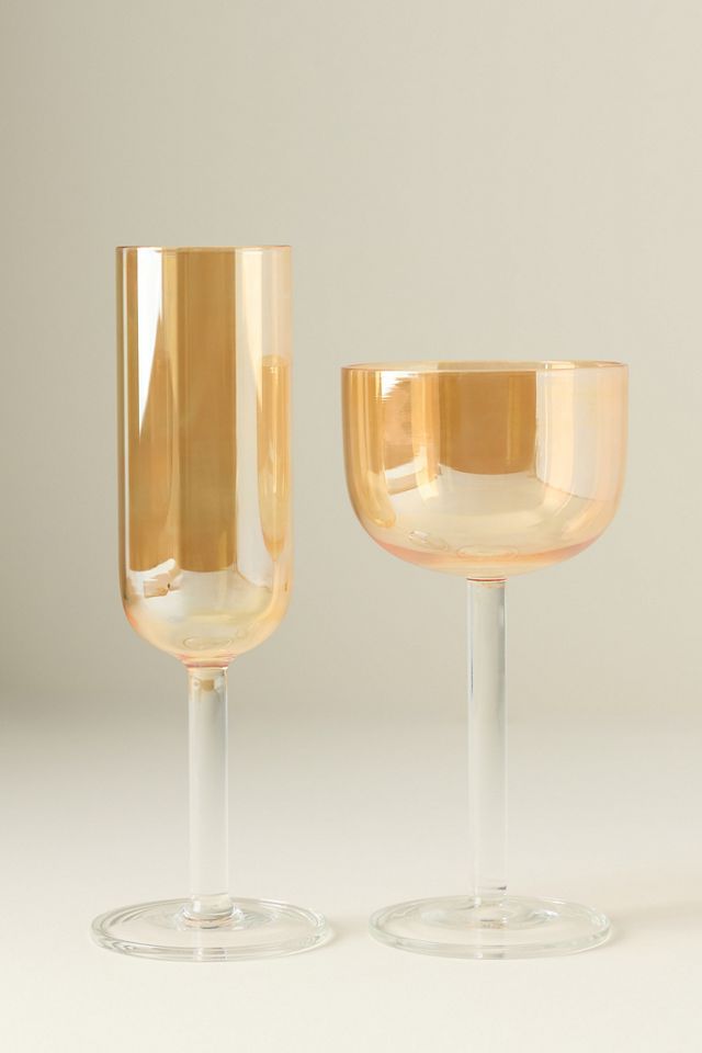 Isadora Flute Glasses, Set of 4 #1