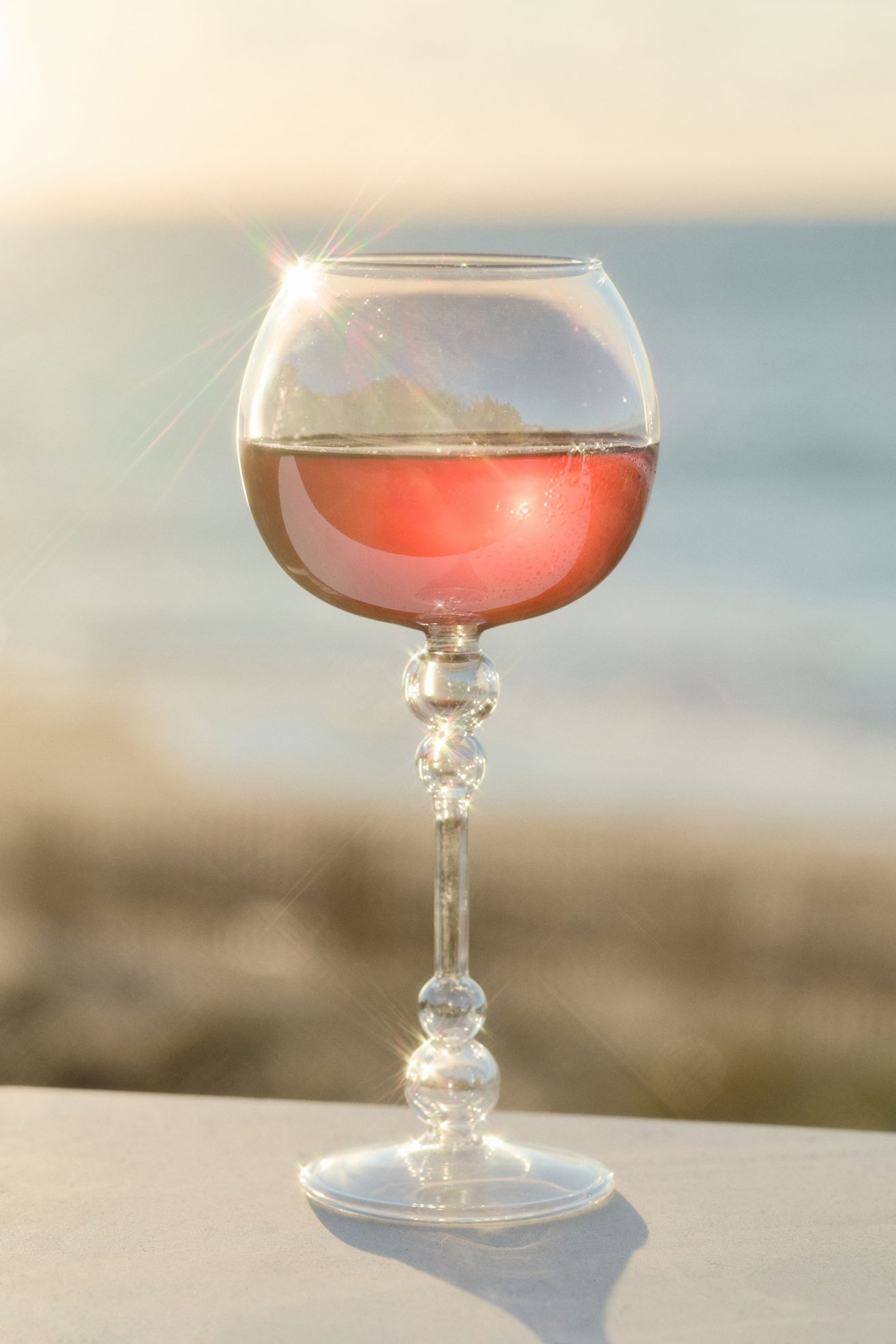 Perla Luster Wine Glasses, Set of 4 - Pearl, Standard, Set Of 4