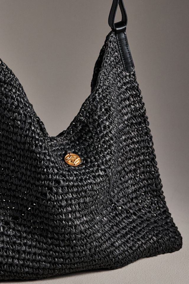 Oryany Raffia Triangle Shoulder Bag | Anthropologie