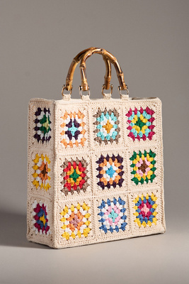 Jelavu Rainbow Calista Large Crochet Tote
