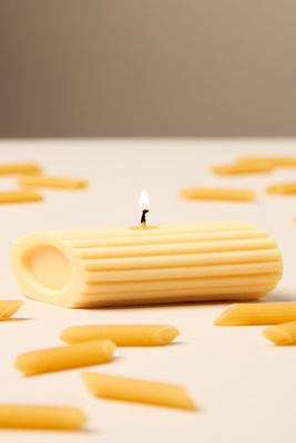 Nata Concept Store Nata Penne Pasta Shaped Wax Candle