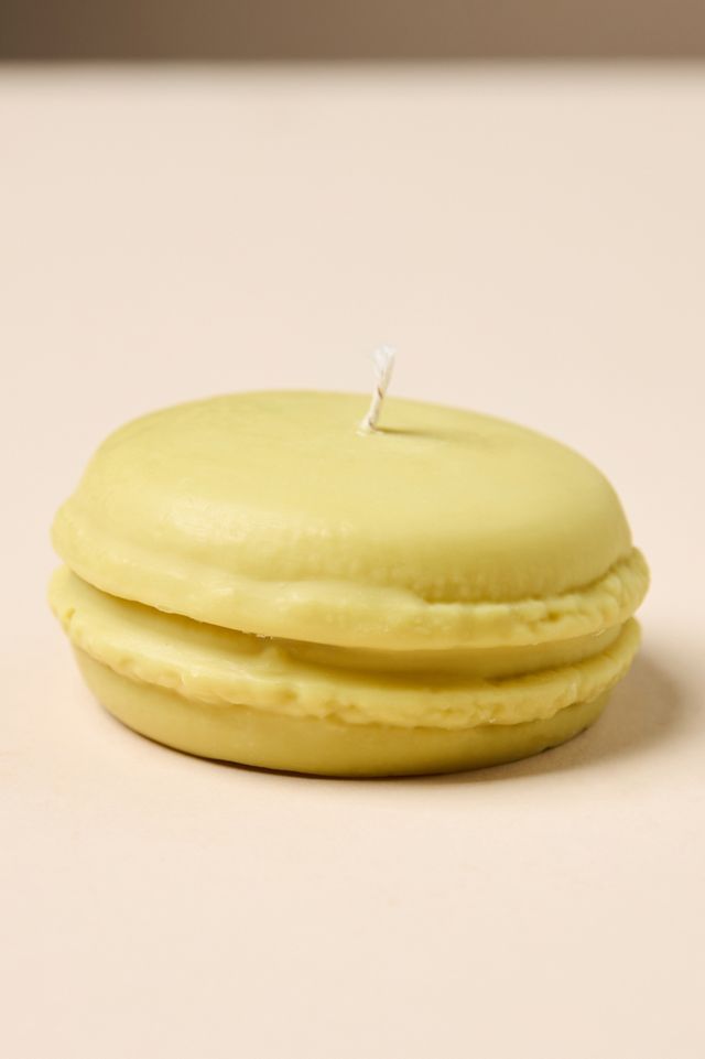 Nata Macaron Pistache Shaped Decorative Candle #1
