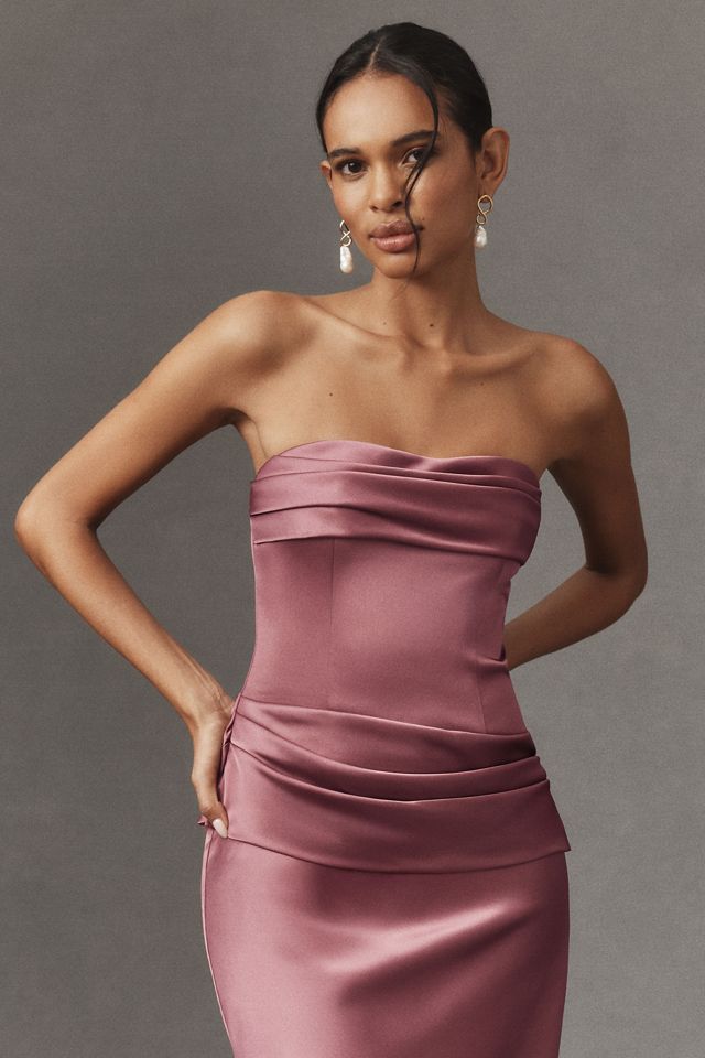 Mare Mare Strapless Ruched Corset Dress #2