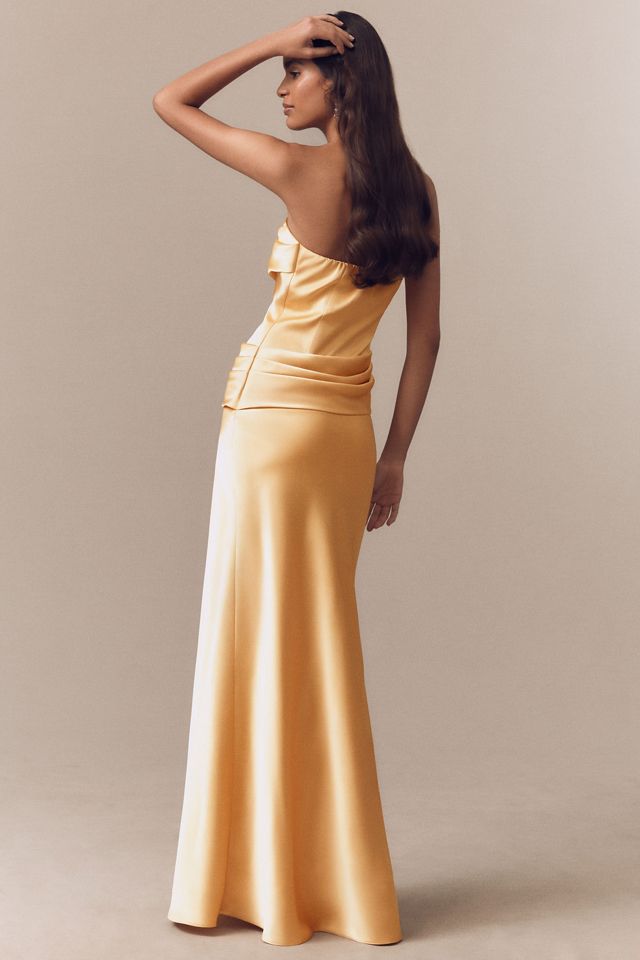 Mare Mare Strapless Ruched Corset Dress