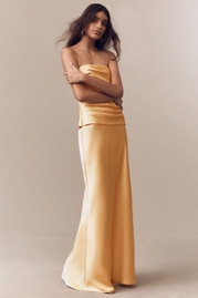 Mare Mare Strapless Ruched Corset Dress