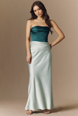 Isabella Strapless Ruched Corset Dress