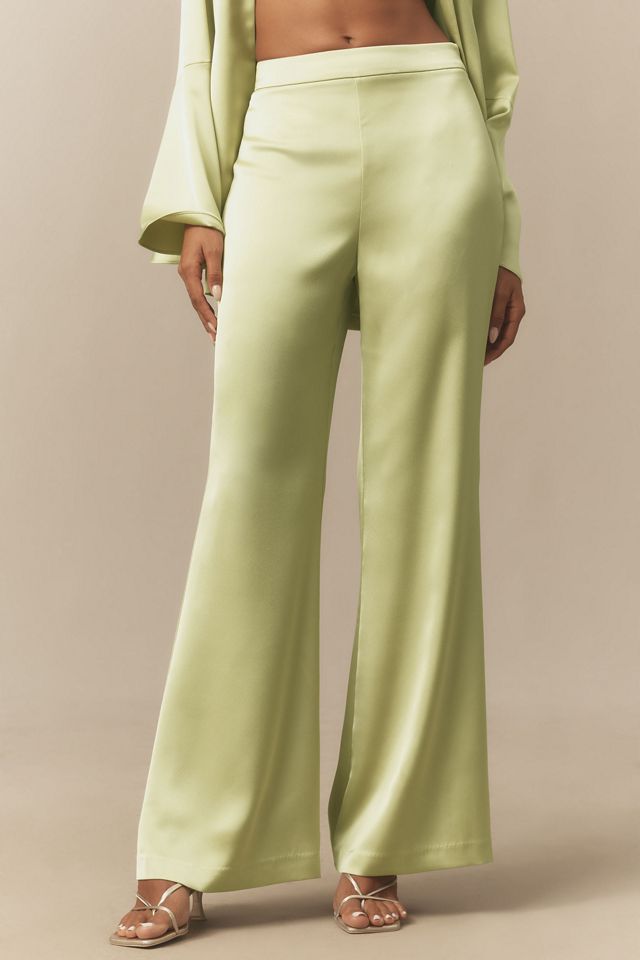 Mare Mare Satin Wide-Leg Pants #1