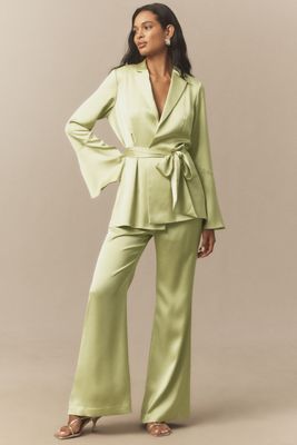 Mare Mare Satin Wide-Leg Pants