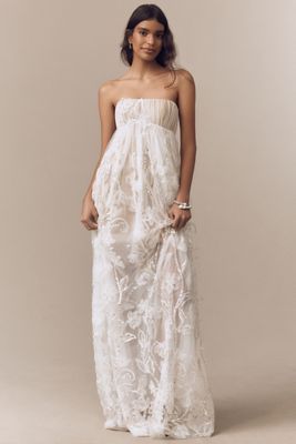 Anthropologie ★ Helsi Josephine V-Neck 3D Maxi Dress Helsi for Anthropologie Josephine sleeveless V-Neck 3D maxi