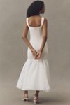 BHLDN Sleeveless Square-Neck Trumpet Maxi Dress