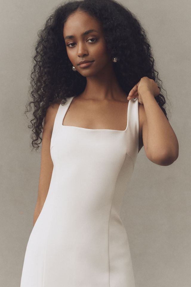 BHLDN Sleeveless Square-Neck Trumpet Maxi Dress #2