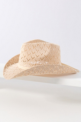 Cheveux Corp. Crochet Belted Rancher In Sand