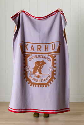 Karhu Patterned Wool Throw Blanket