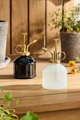 Color Glass + Brass Plant Mister