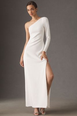BHLDN Rome One-Shoulder Sleeveless A-Line Maxi Dress