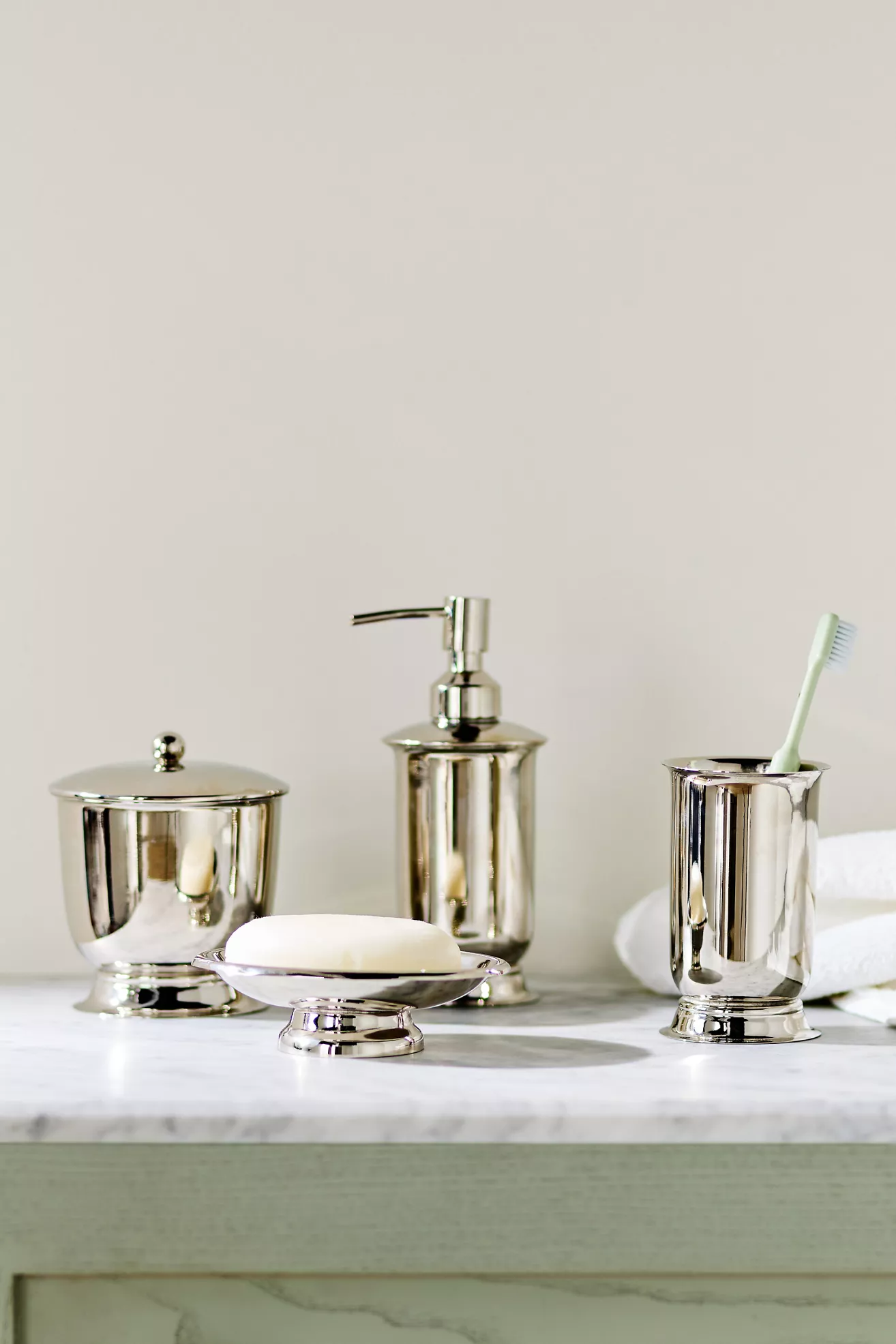 Bedford Silver Soap Dispenser - thumbnail 2