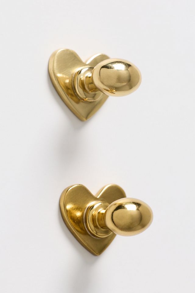Icon Heart Knobs, Set of 2 #1