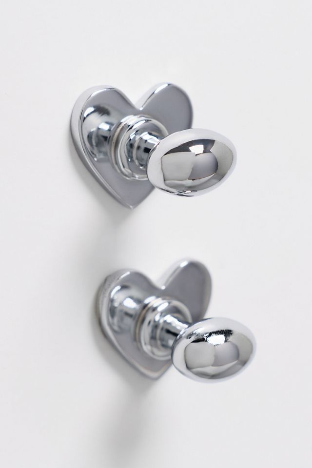 Heart Icon Knobs, Set of 2 #1